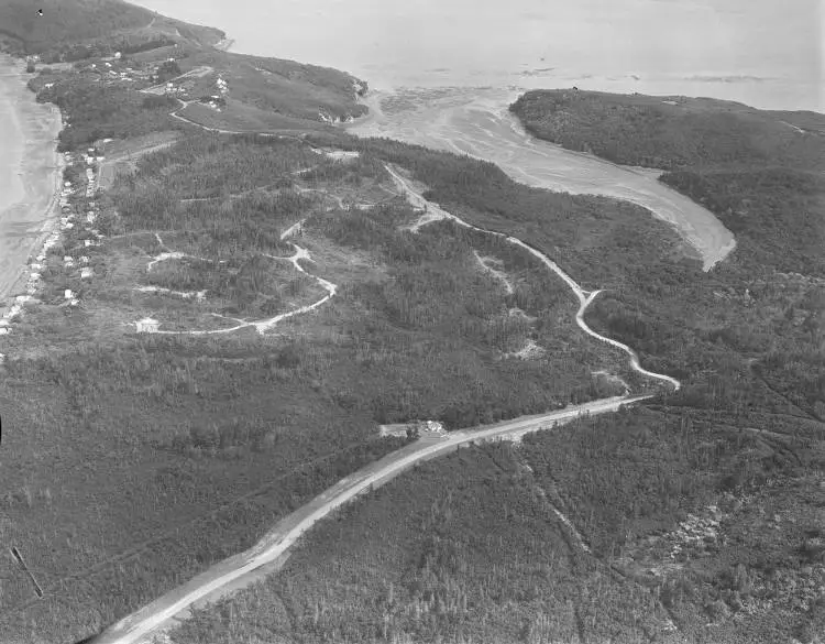Aerial view of Cornwallis, 1967