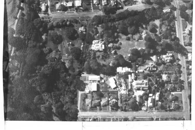 Aerial view over Mountain Road, Epsom, 1964