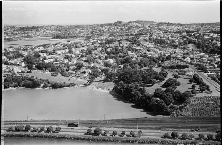 Aerial view of Parnell, 1965