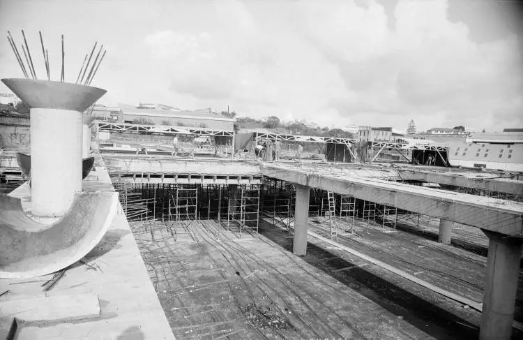 Auckland City Council Works Depot, Nelson Street, 1964