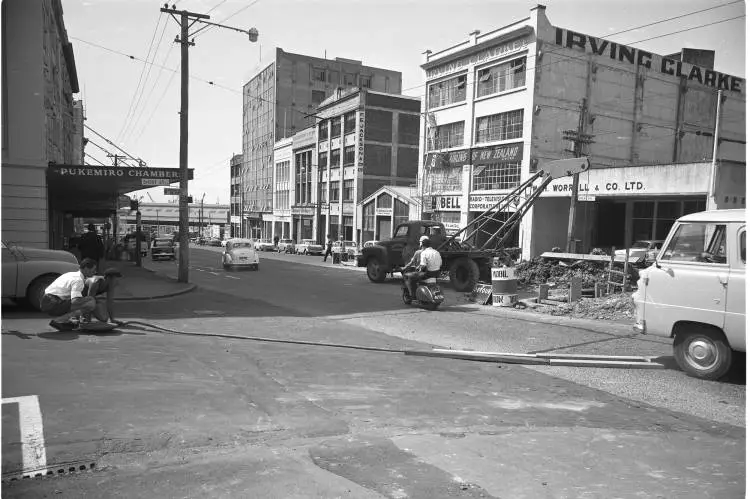 Anzac Avenue, Auckland Central, 1963