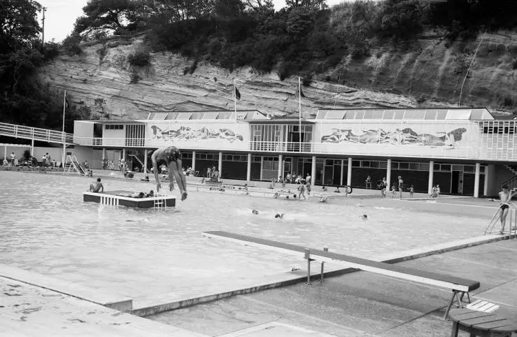 Parnell Baths, Judges Bay, 1964