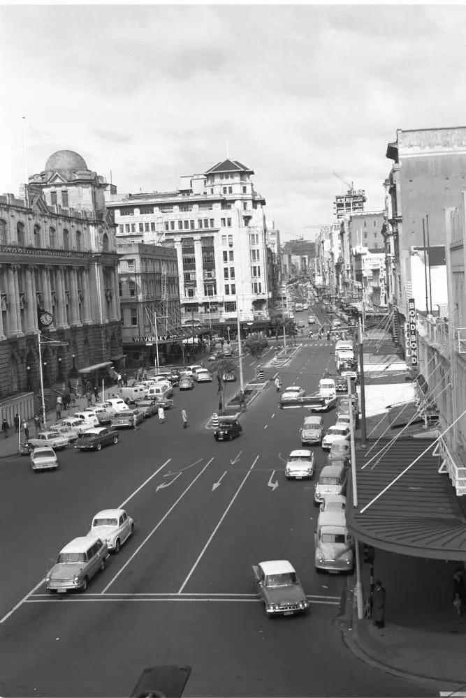 Queen Street, Auckland Central, 1963