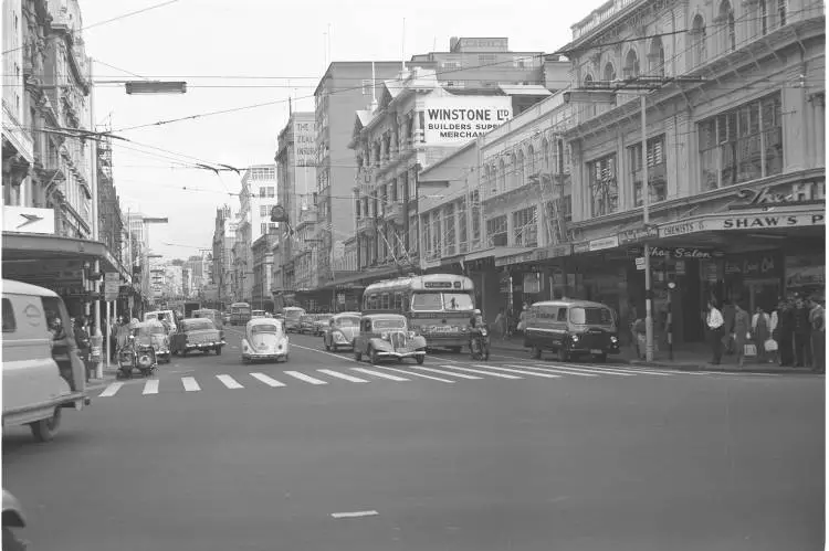 Queen Street, Auckland Central, 1963