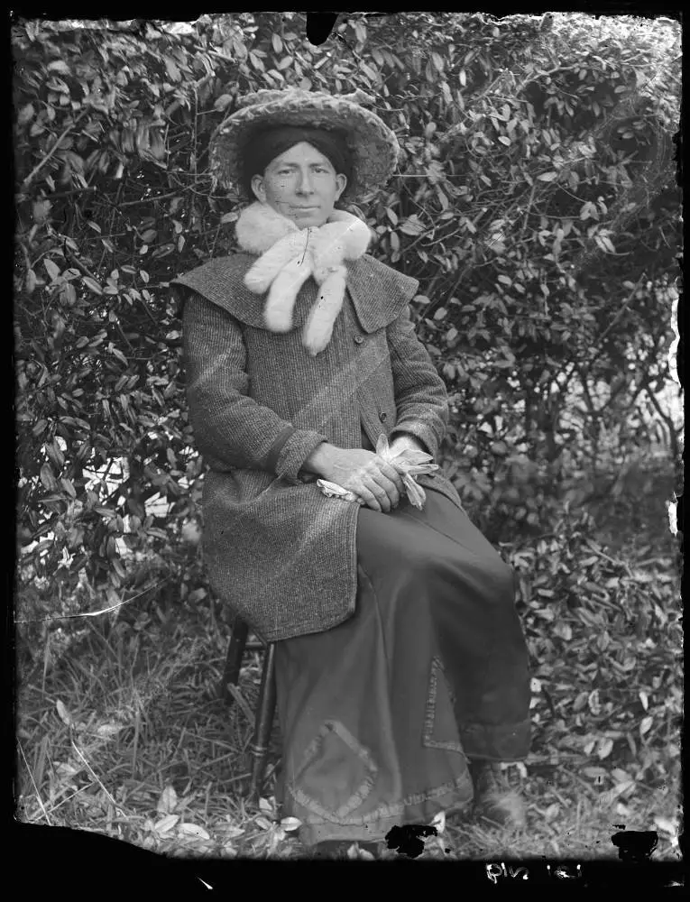 Man dressed as a woman
