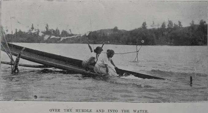 Over the hurdle and into the water