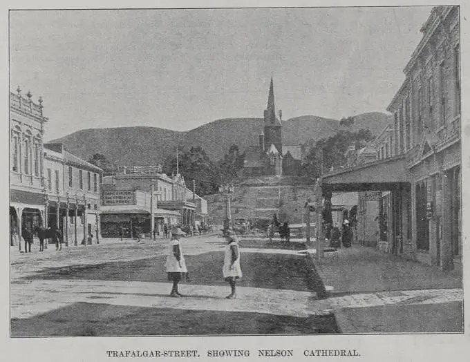 Trafalgar Street showing Nelson Cathedral