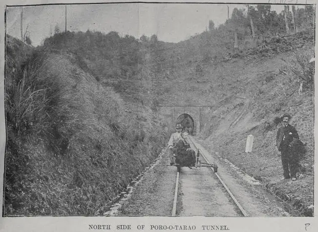 North side of Poro-O-Tarao tunnel