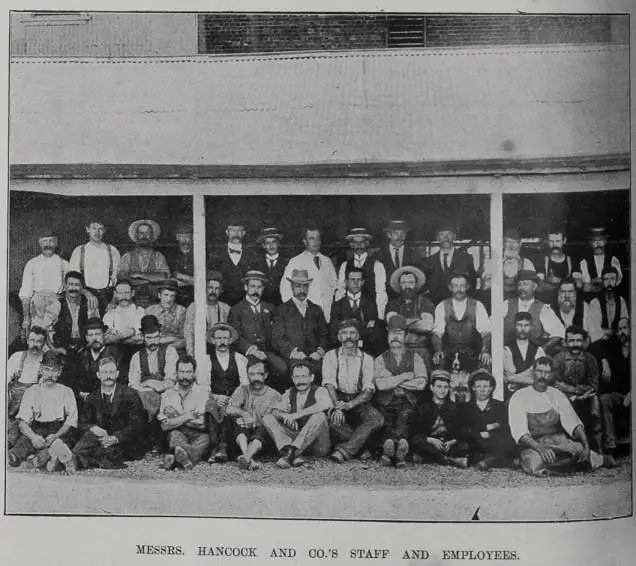 Messrs Hancock and Co's staff and employees