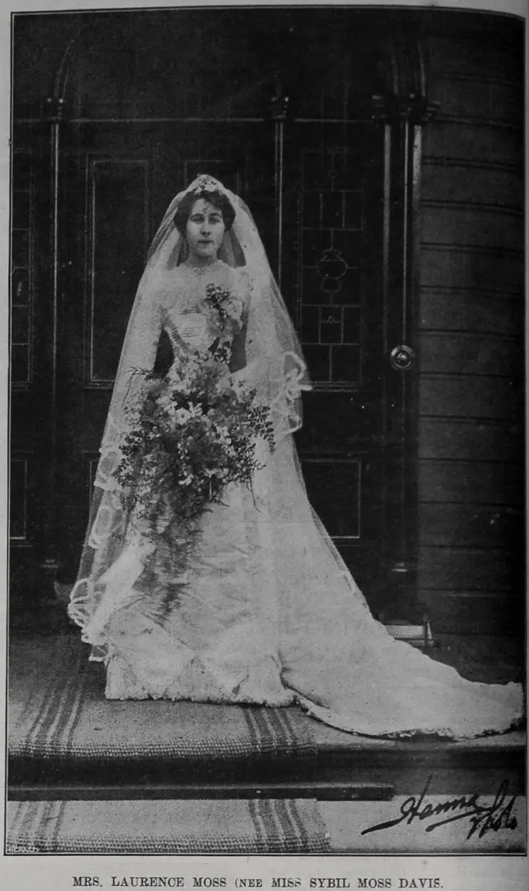 Mrs Laurence Moss (nee Miss Sybil Moss Davis)