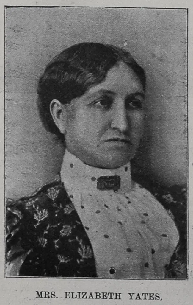 Mrs Elizabeth Yates, Onehunga