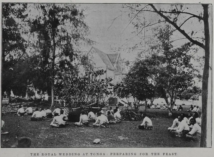 The Royal Wedding at Tonga: preparing for the feast