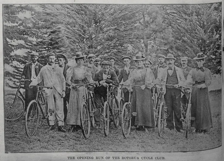 The opening run of the Rotorua Cycle Club