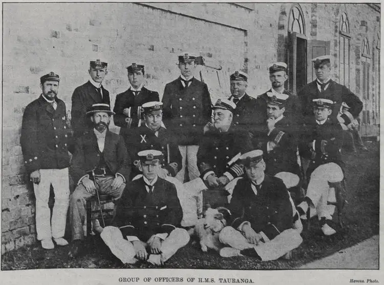 Group of Officers of H.M.S. Tauranga