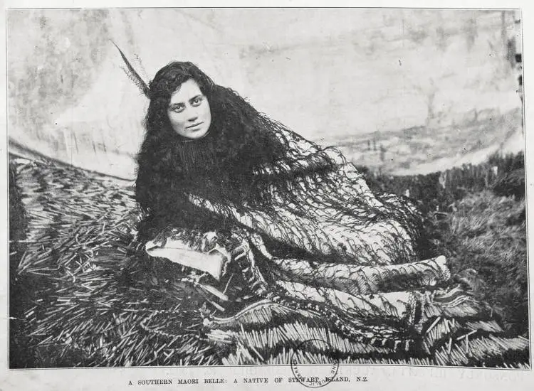 A southern Maori belle; a native of Stewart Island
