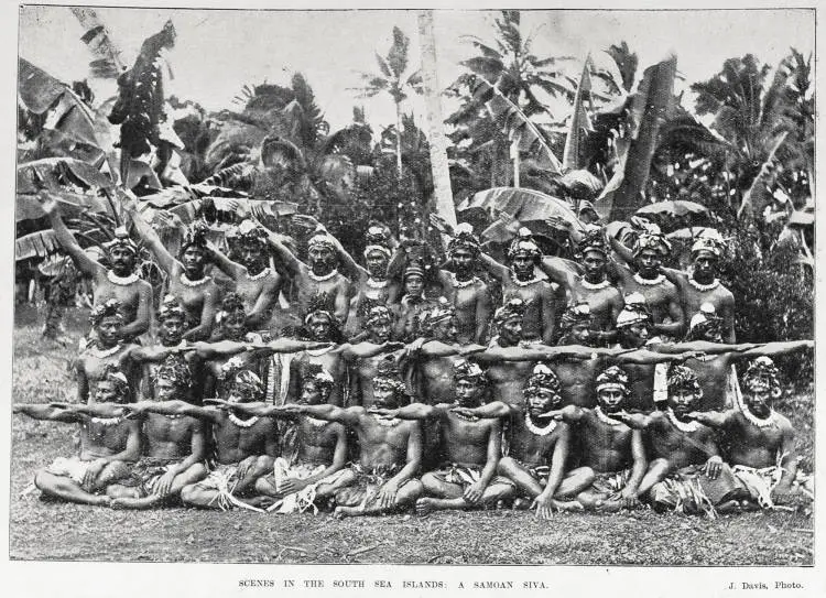 Scenes in the South Sea islands, a Samoan siva