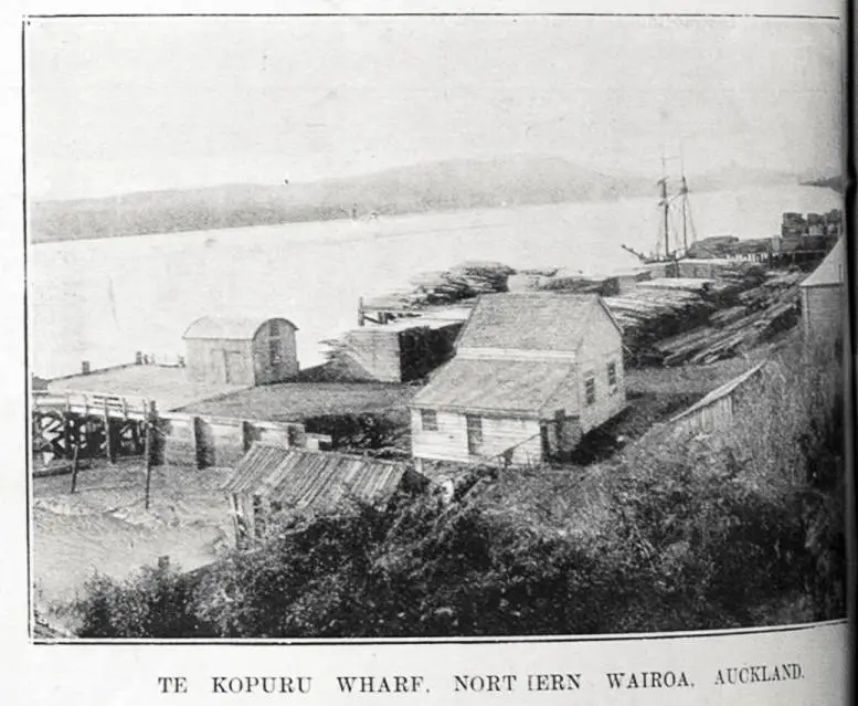 Te Kopuru wharf, Northern Wairoa