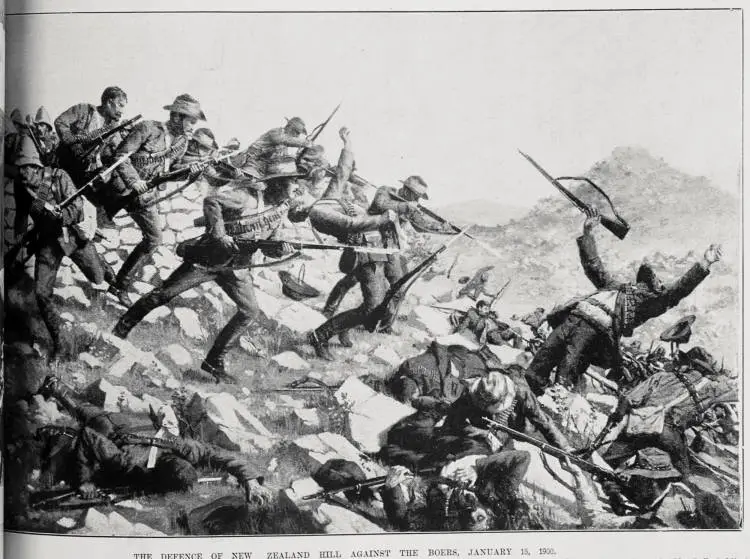 The defence of New Zealand Hill against the Boers, 15 January 1900