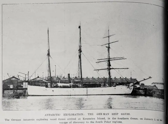 Antarctic exploration: the German ship Gauss