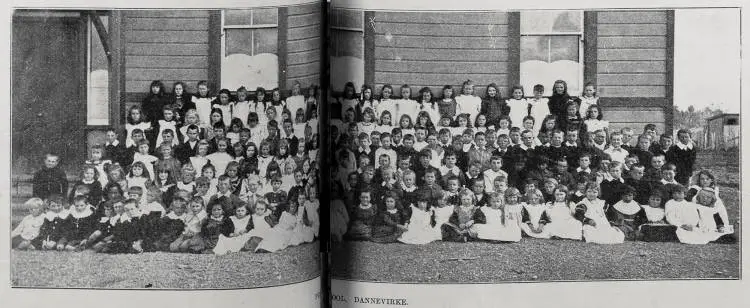 Pupils from the Dannevirke Primary school