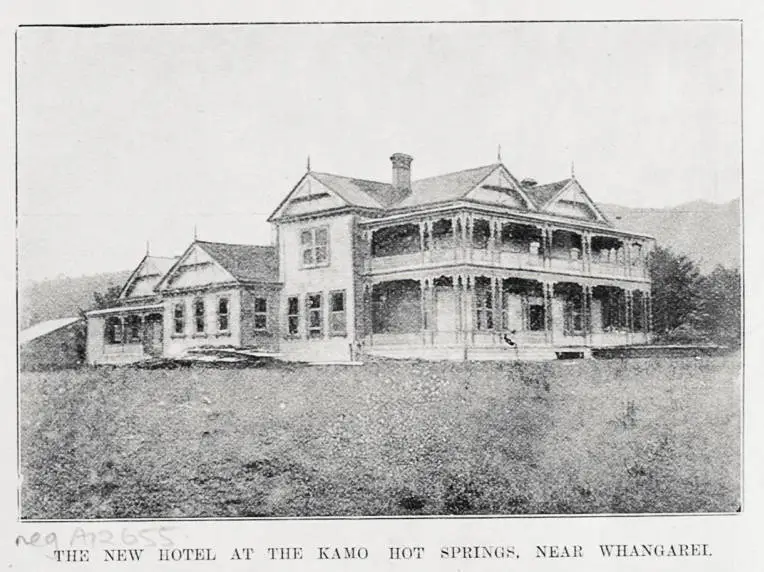 The new hotel at Kamo Hot Springs near Whangarei