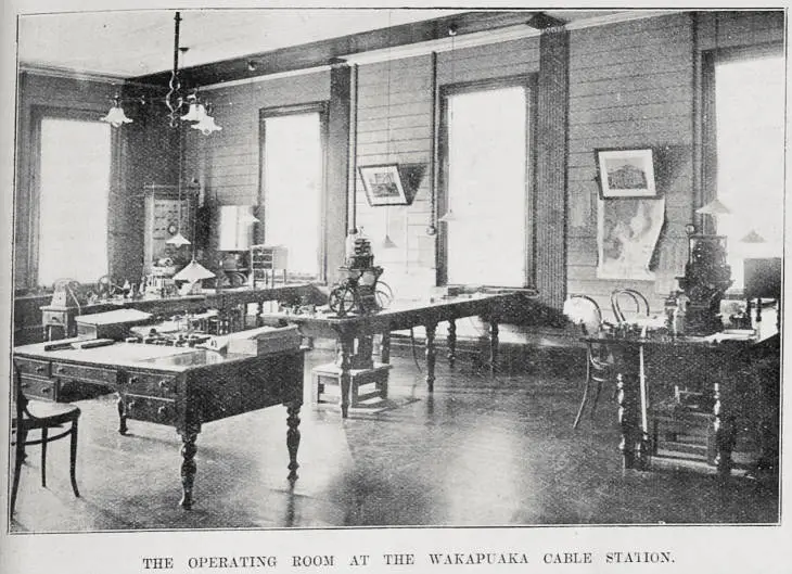 The operations room at the Wakapuaka cable station