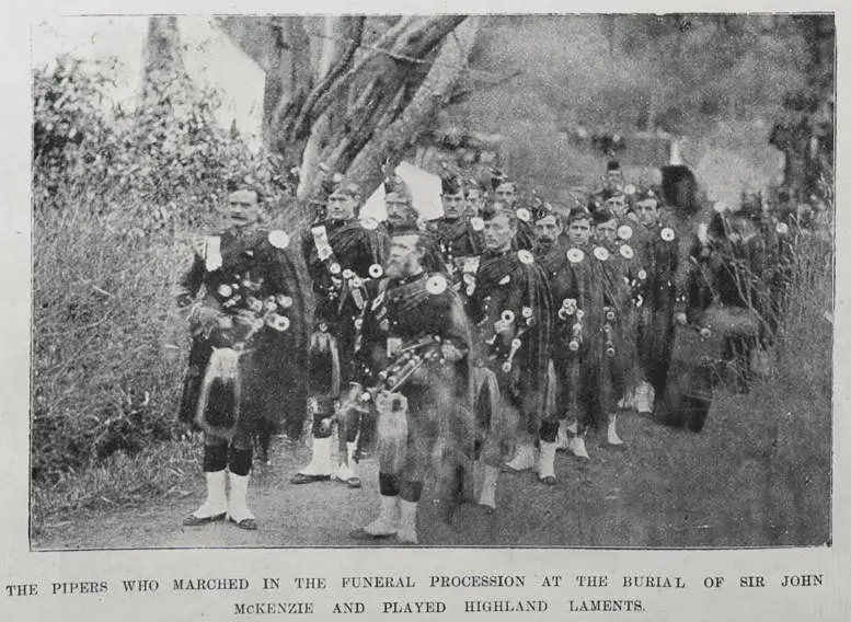 The funeral of the Late Sir John McKenzie, ex-Minister of lands, Palmerston South, Otago, August 9, 1901