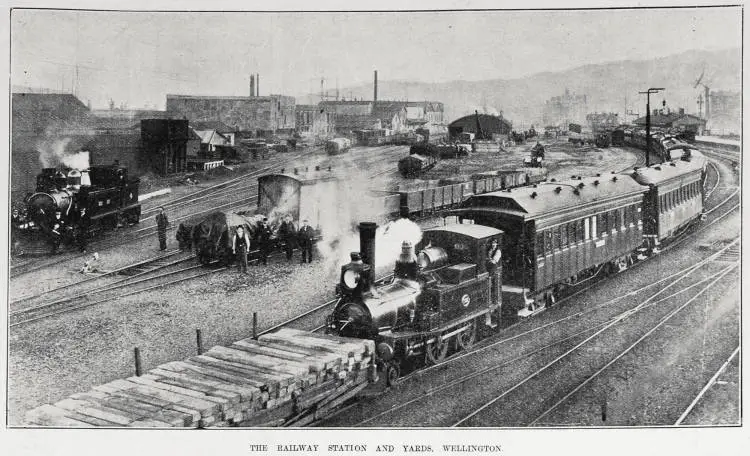 The railway station and yards, Wellington