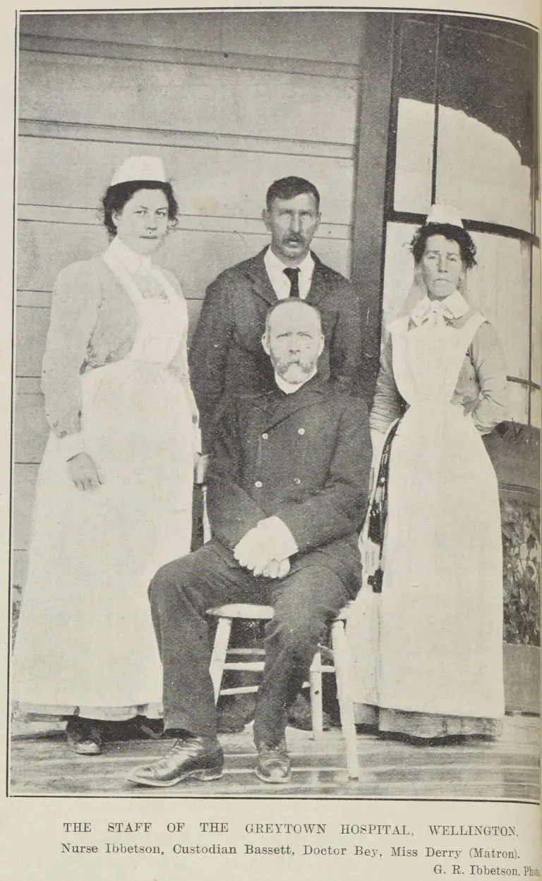 The staff of the Greytown hospital, Wellington