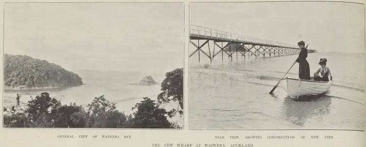 The new wharf at Waiwera, Auckland