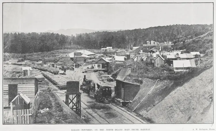 KAKAHI TOWNSHIP, ON THE NORTH ISLAND MAIN TRUNK RAILWAY