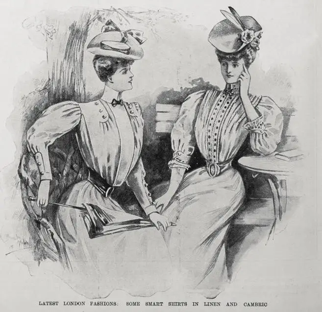 LATEST LONDON FASHIONS: SOME SMART SHIRTS IN LINEN AND CAMBRIC