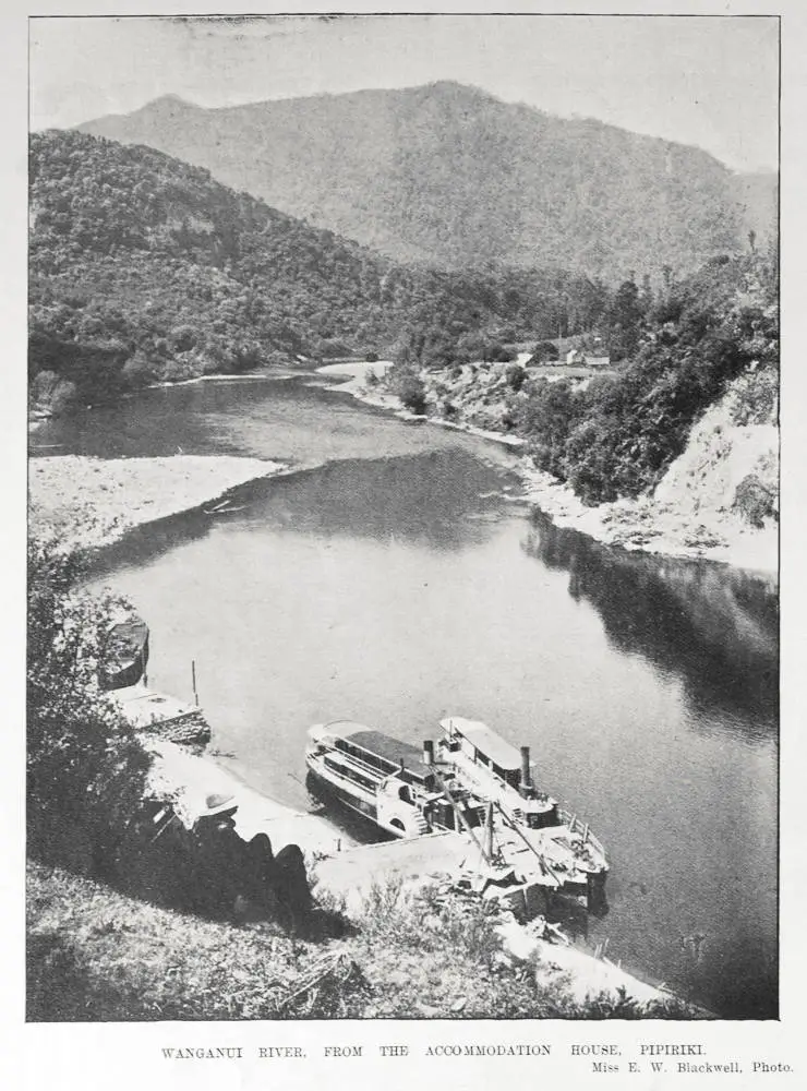 WANGANUI RIVER, FROM THE ACCOMMODATION HOUSE, PIPIRIKI