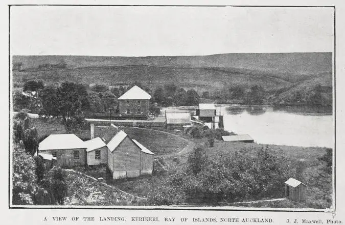 A VIEW OF THE LANDING, KERIKERI. BAY OF ISLANDS, NORTH AUCKLAND