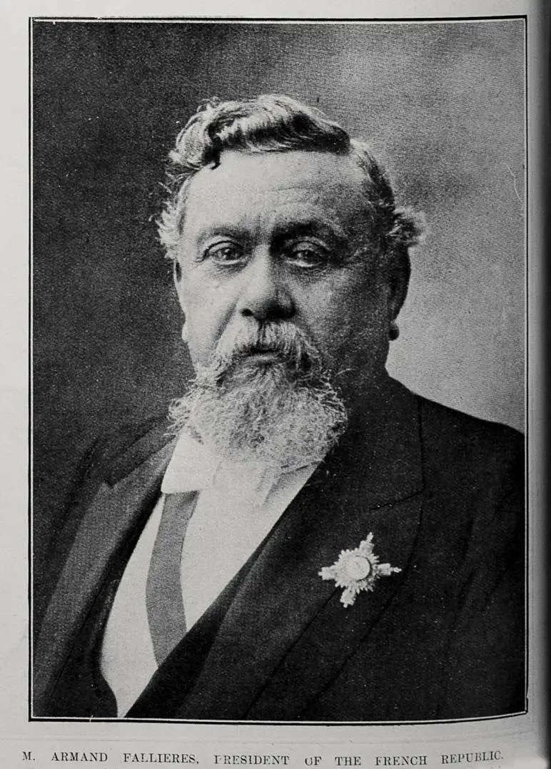 M. ARMAND FALLIERES, PRESIDENT OF THE FRENCH REPUBLIC