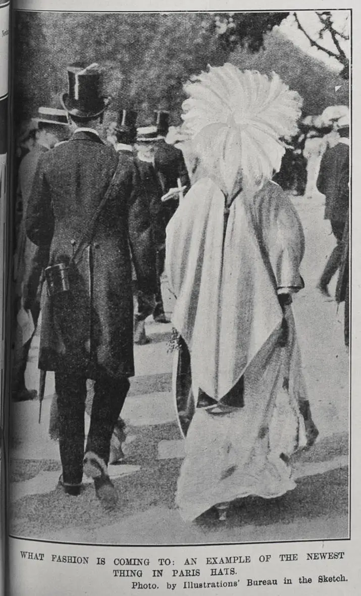 WHAT FASHION IS COMING TO: AN EXAMPLE OF THE NEWEST THING IN PARIS HATS