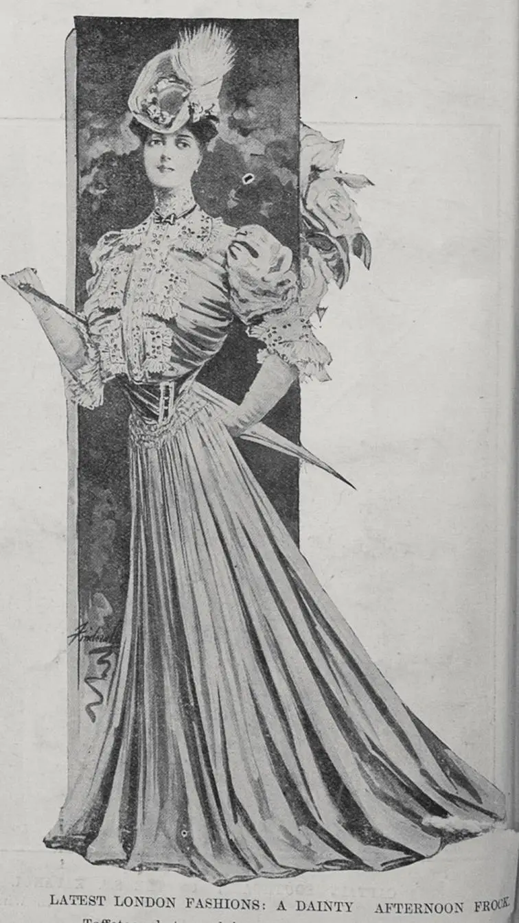 LATEST LONDON FASHIONS: A DAINTY AFTERNOON FROCK