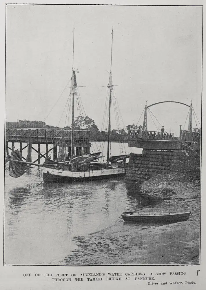 One Of The Fleet Of Auckland's Water Carriers