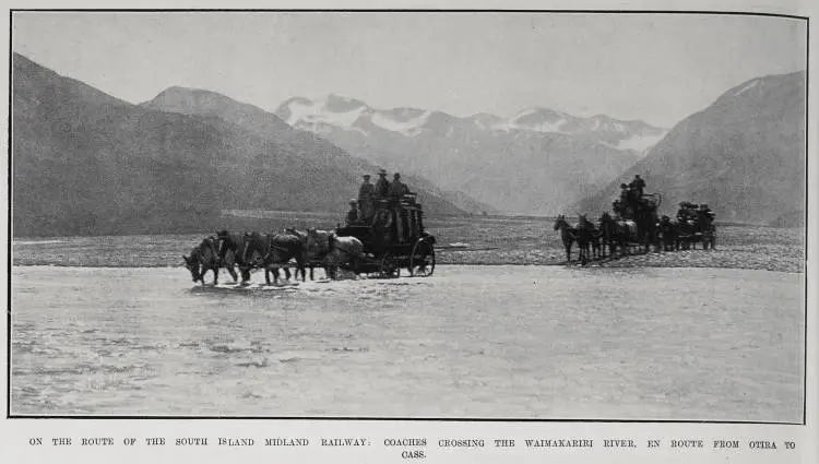 On The Route Of The South Island Midland Railway