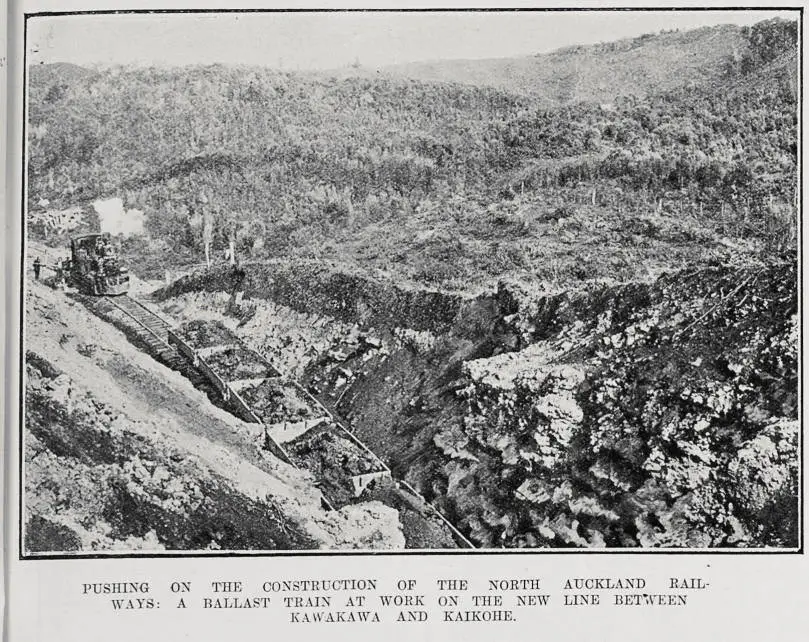 Pushing On The Construction Of The North Auckland Railways