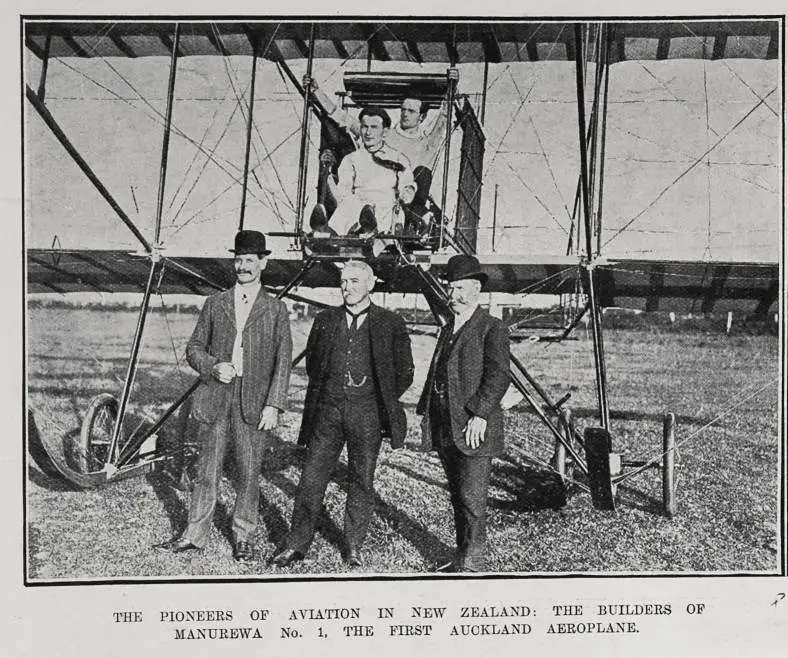 The Walsh Brothers aircraft Manurewa at Papakura