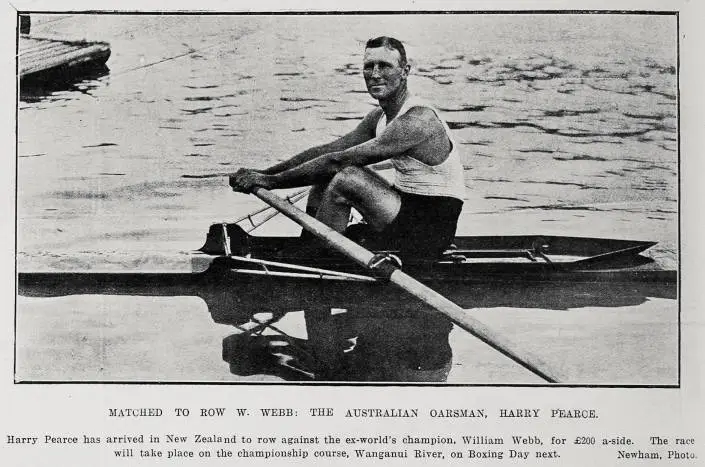Matched To Row W. Webb; The Australian Oarsman, Harry Pearce