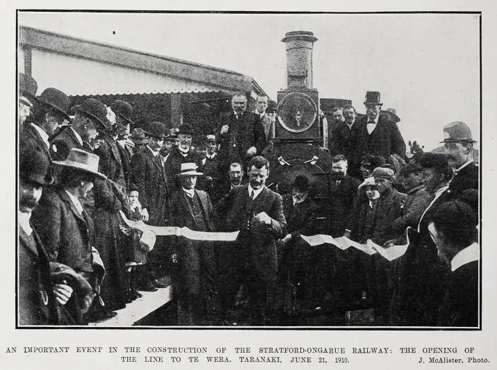 An Important Event In The Construction Of The Stratford-Ongarue Railway