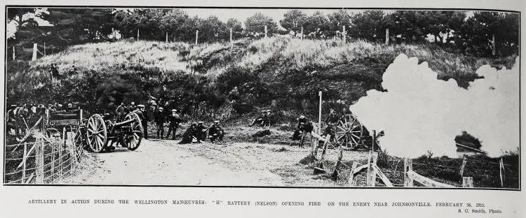 Artillery In Action During The Wellington Manœuvers