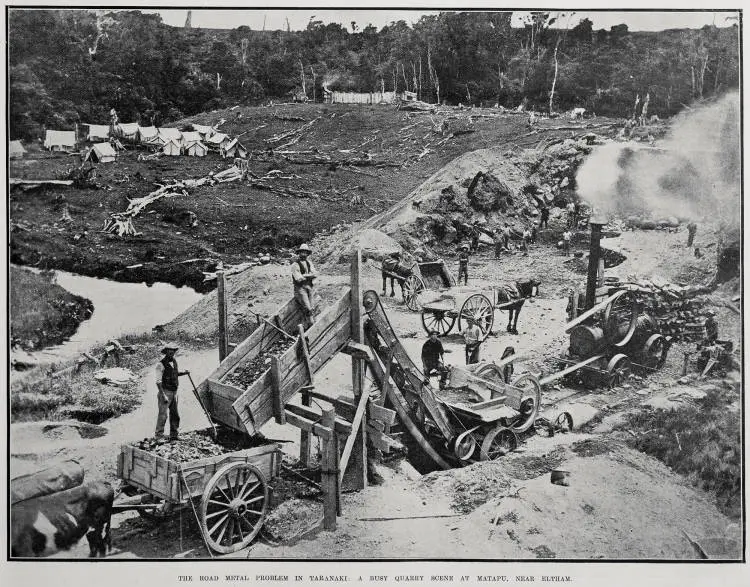 The road metal problem in Taranaki