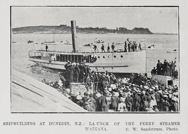 Shipbuilding At Dunedin, N.Z.