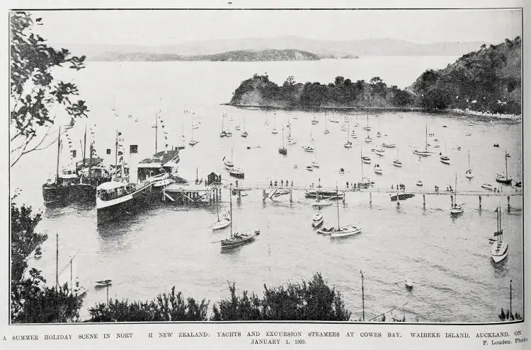 A Summer Holiday Scene In North New Zealand