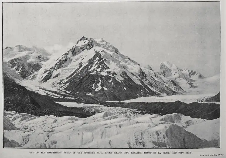 One Of The Magnificent Peaks Of The Southern Alps, South Island, New Zealand