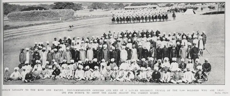 India's loyalty to the King and Empire
