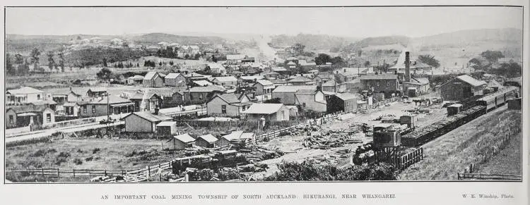 The coal mining town of Hikurangi near Whangarei